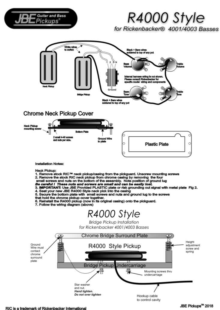 rickenbacker 4001 wiring diagram